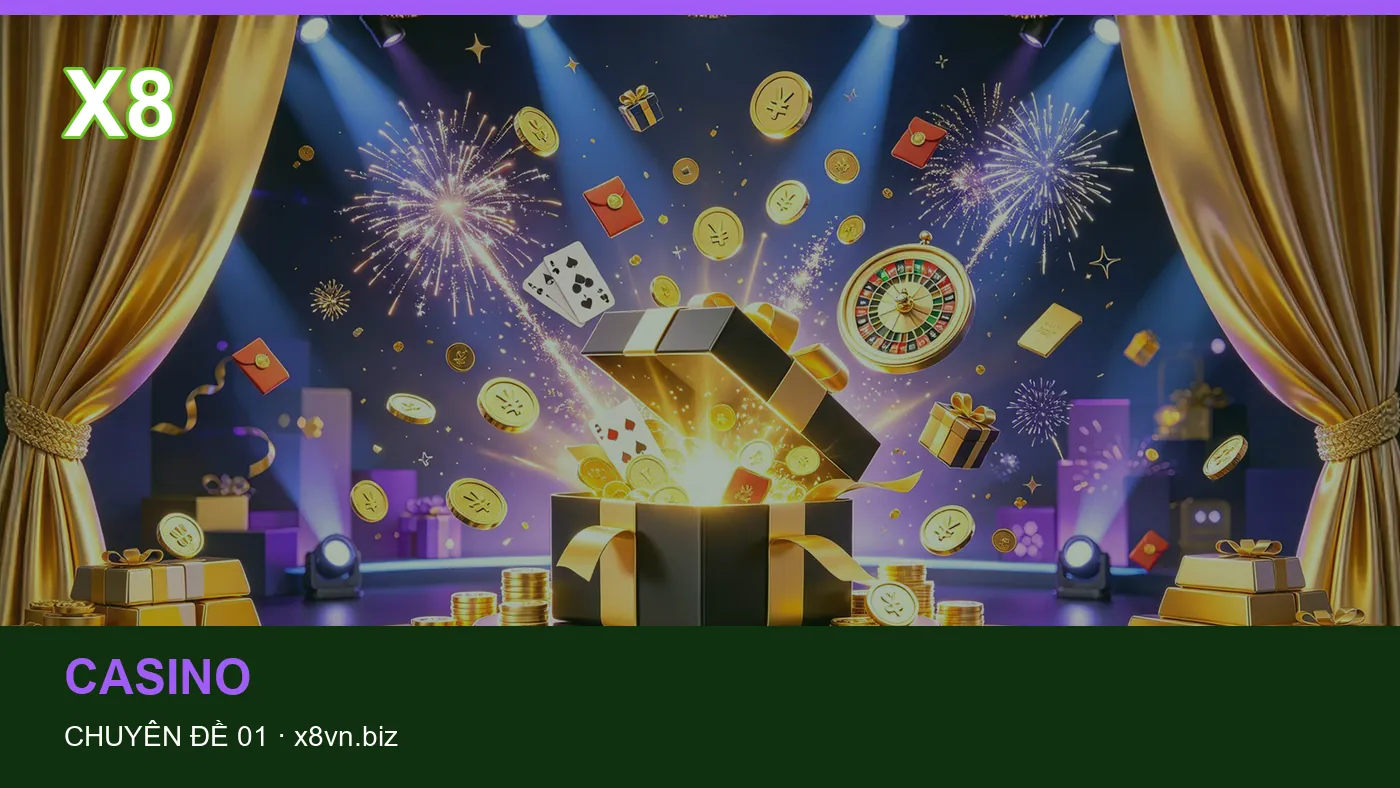 Trải nghiệm Casino trên điện thoại cùng cẩm nang X8